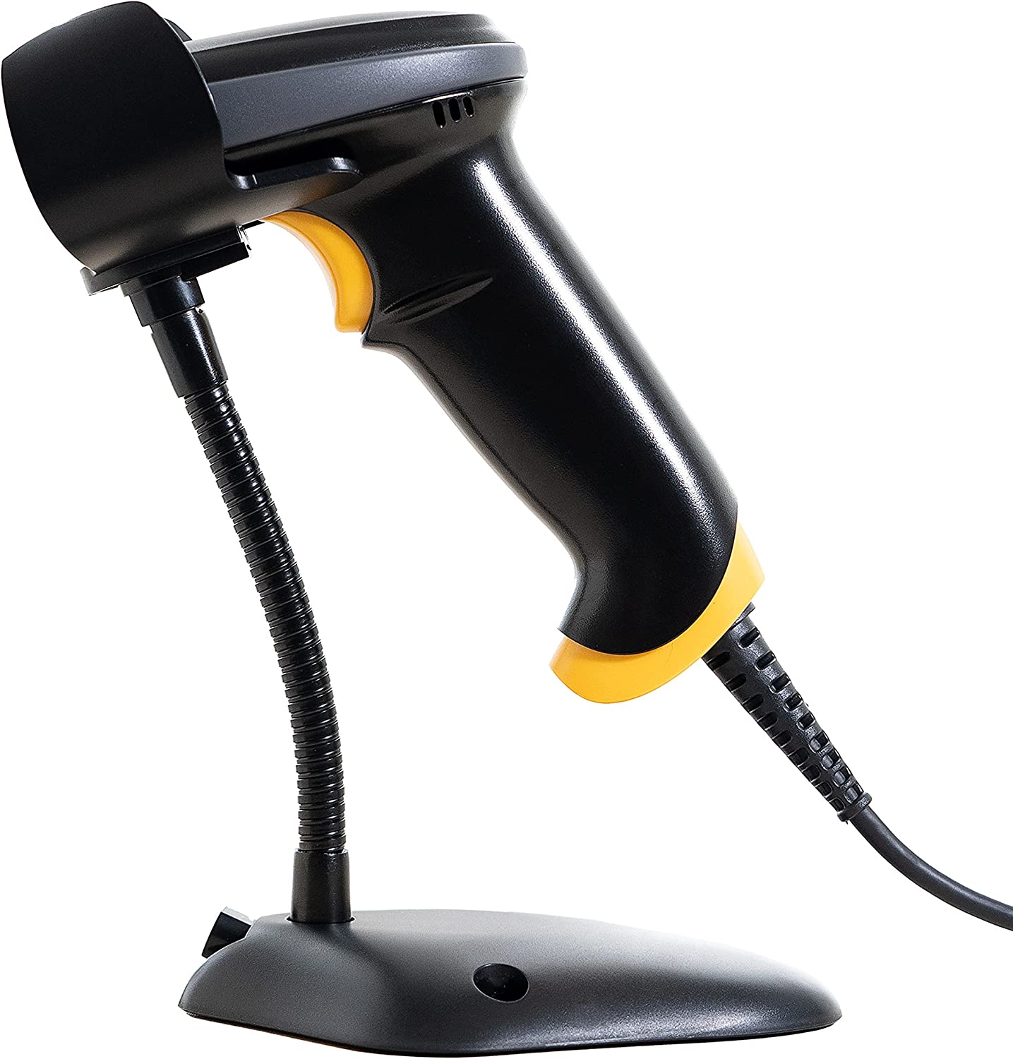 TEEMI T22N-AU 2D Barcode Scanner USB Wired Handheld Automatic QR Data Matrix PDF417 bar Codes Imager for Mobile Payment Computer Screen Scan (Stand Included)