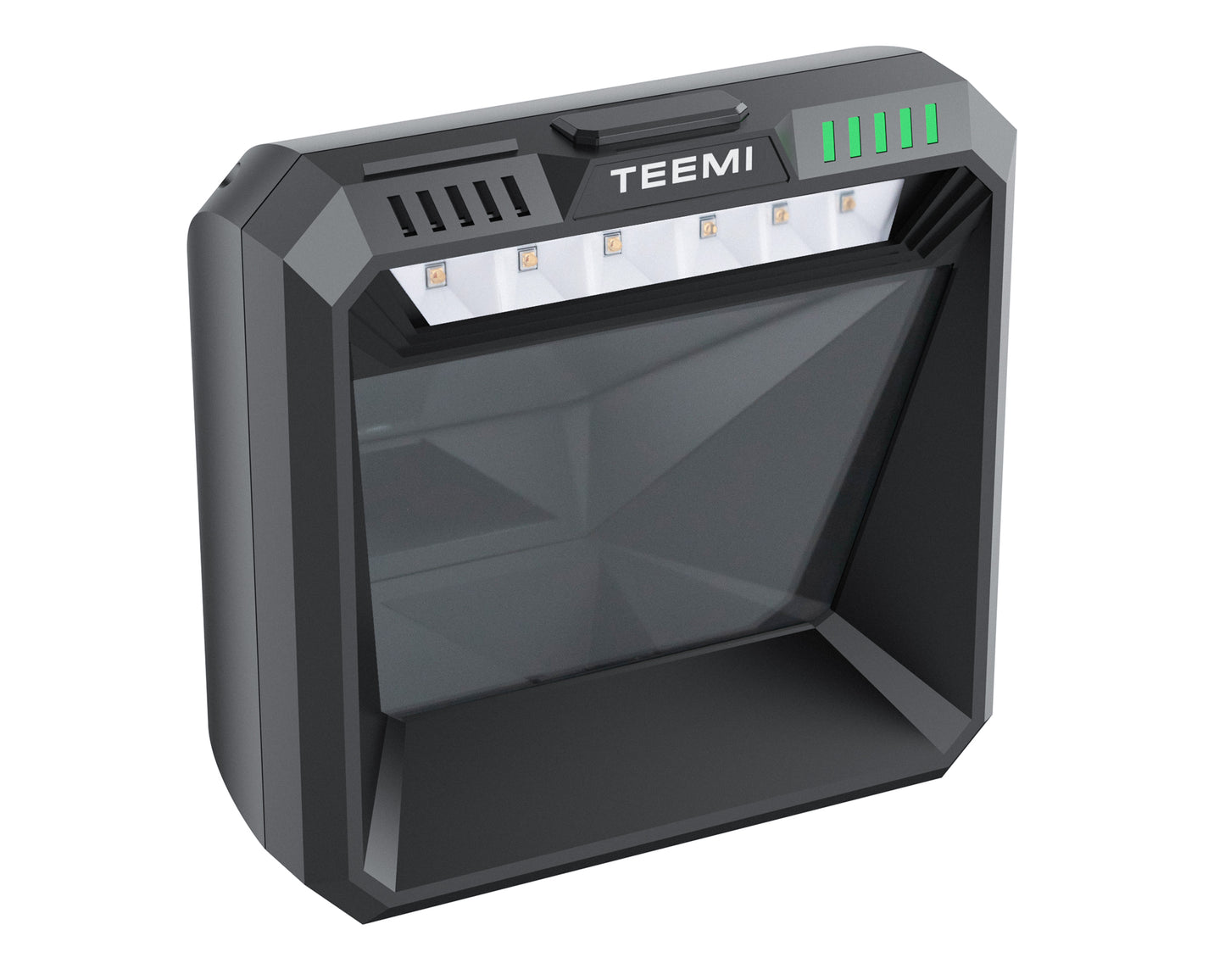 TEEMI TMSL-74 1D 2D Presentation Barcode Scanner USB Wired Plug and Play QR Area Imager, Largest Field of View Omni-Directional Handsfree Scanning for Retail, Inventory Management, Kiosk