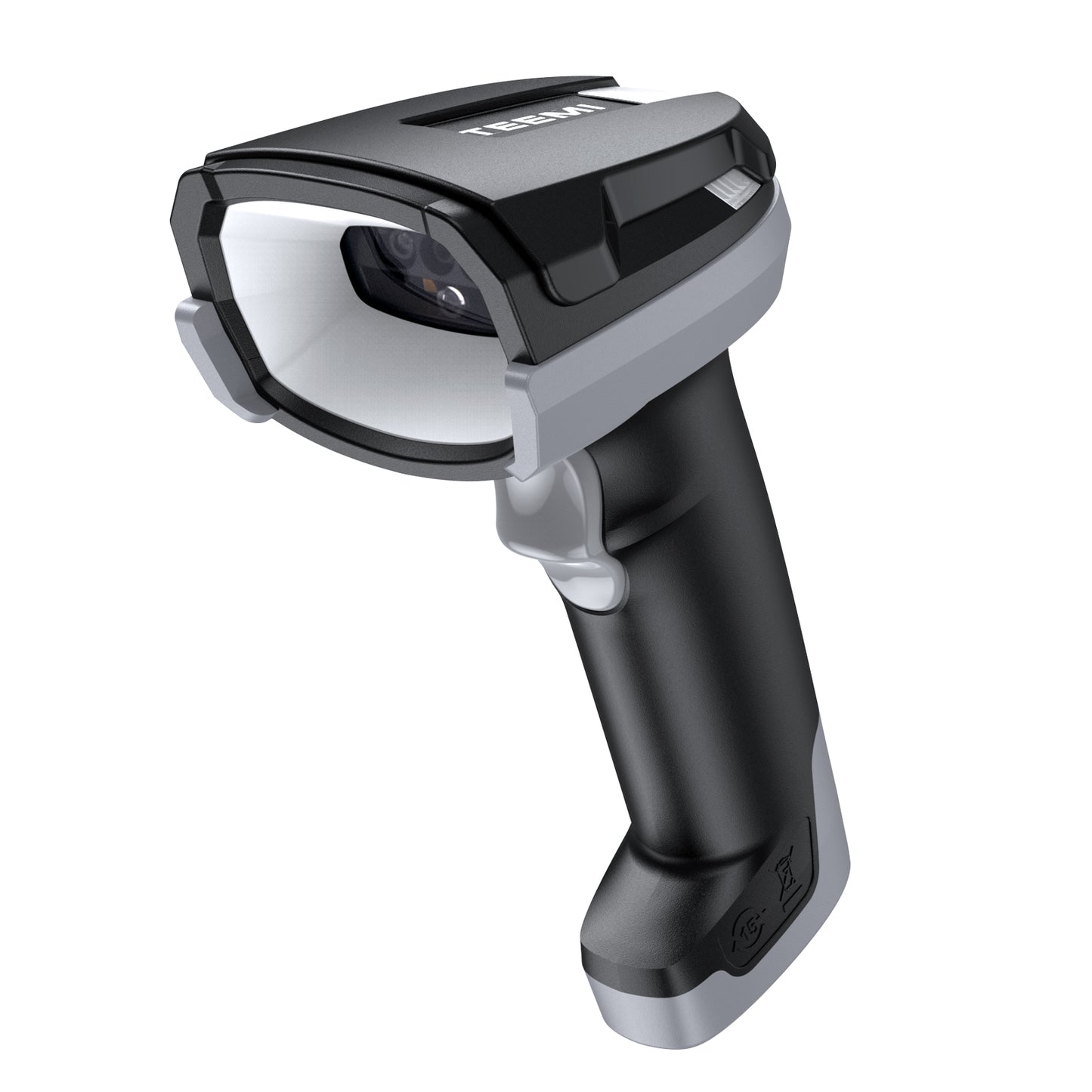 TEEMI TMSL-59CR 1D 2D Bluetooth Barcode Scanner with USB Cradle and One Spare Battery, High-Resolution Megapixel Sensor Industrial Rugged Design, Vibration, Powerful Data Parsing