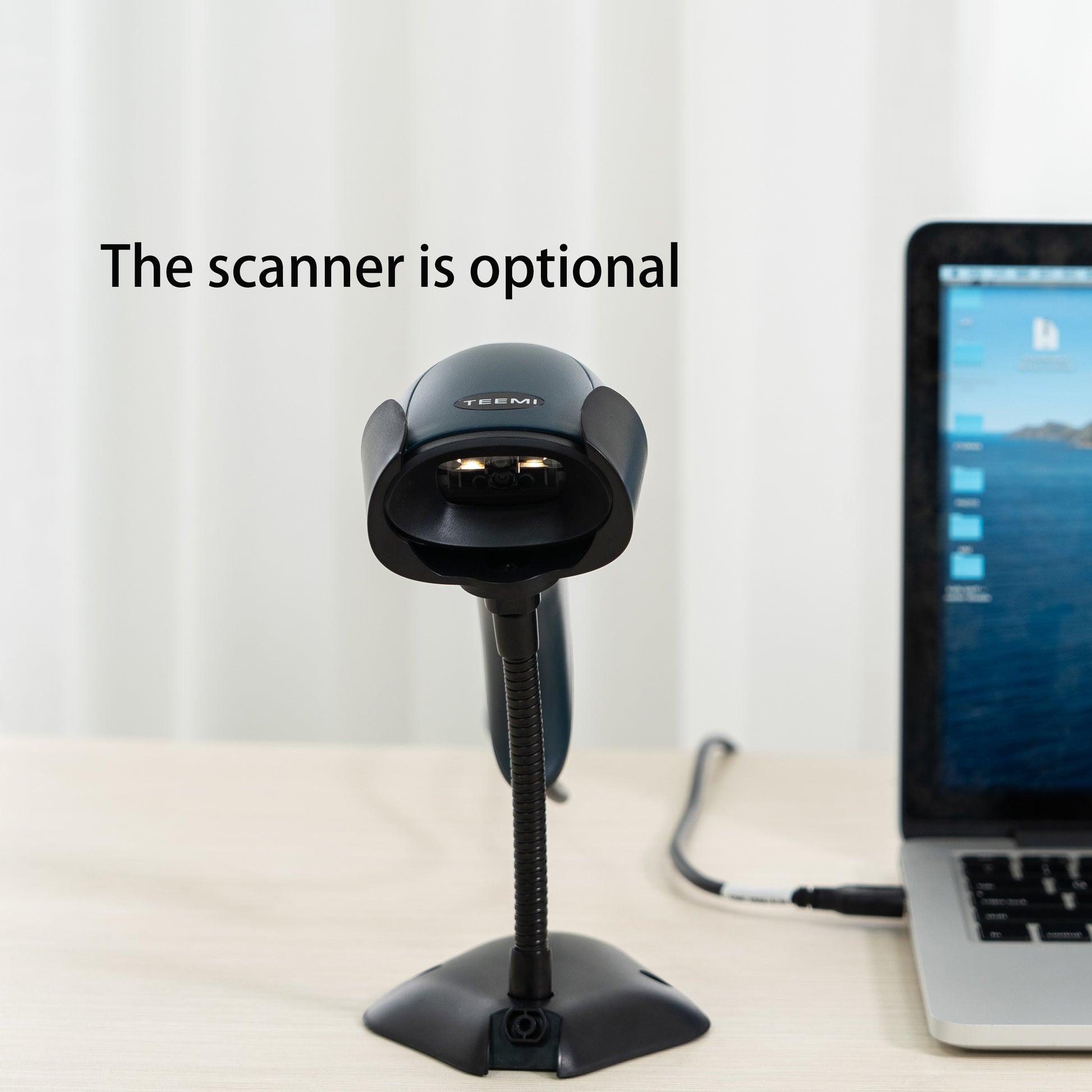 Adjustable Barcode Scanner Stand, TEEMI Hands Free Barcode Scanning Ba ...