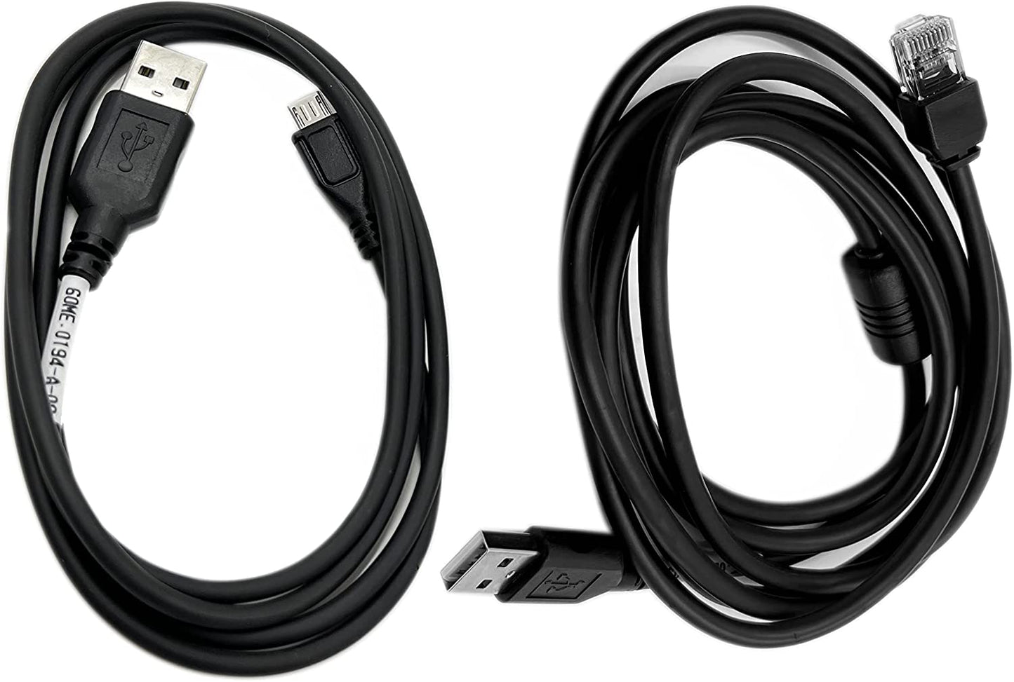 TEEMI Replacement USB Charging Cable and USB to RJ45 Cable for TMSL-55CR TMSL-56CR TMSL-57CR Scanner and USB Cradle
