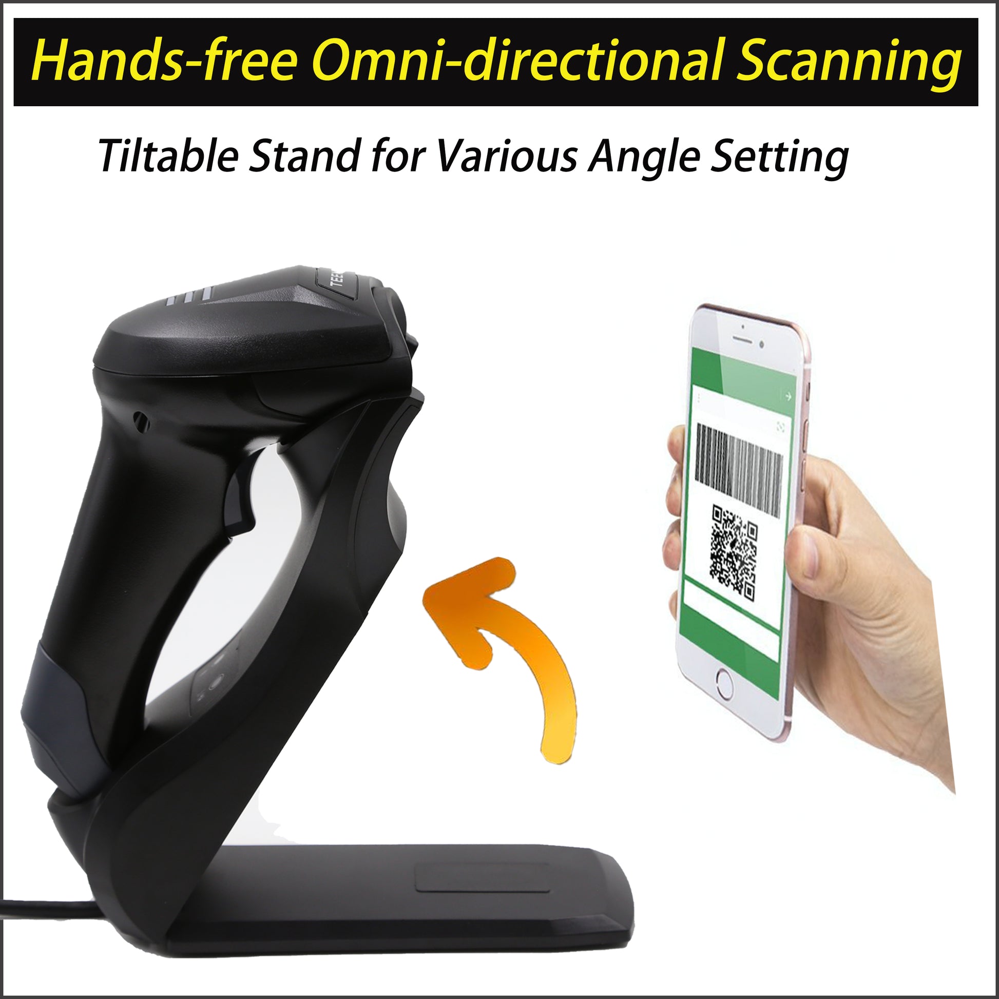 Scanner Base Unit Wall Mountable USB Cradle Charging Base Station for TEEMI TMSL-56 TMSL ...